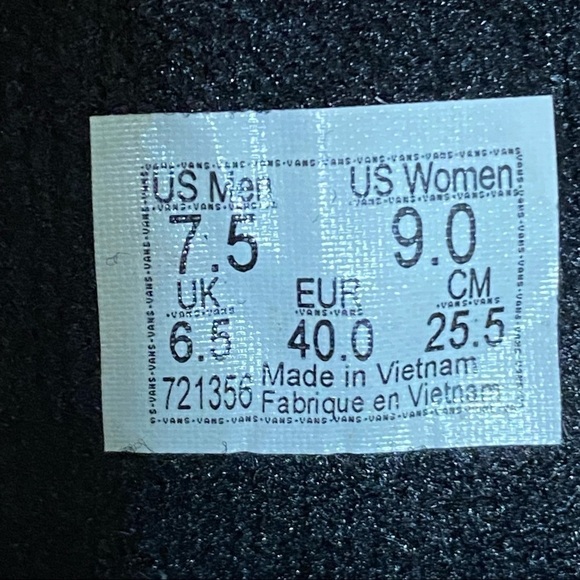 Vans Old‎ Skool All Weather MTE Women’s Sneakers Black/Camo Size 9 - Picture 13 of 13